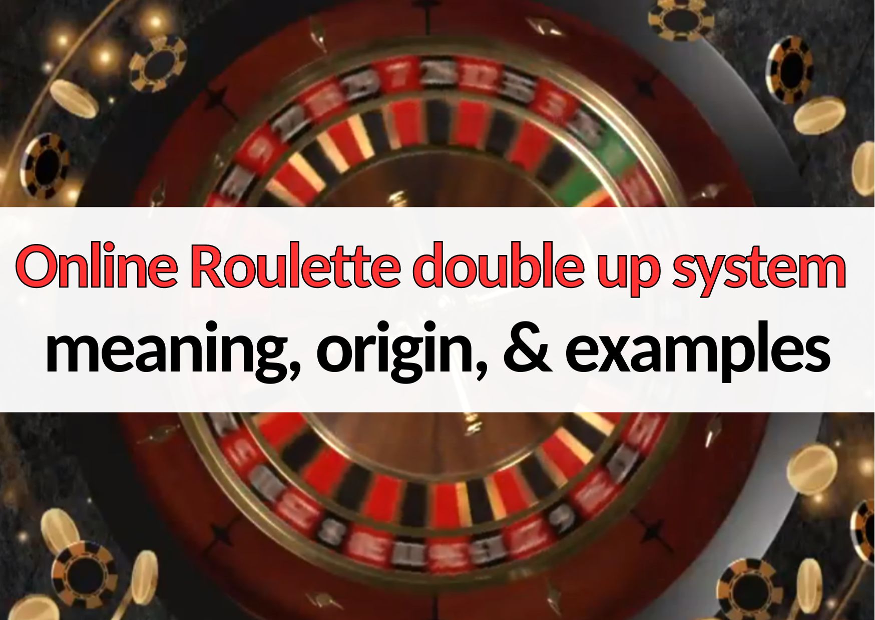 martingale online Roulette double up system