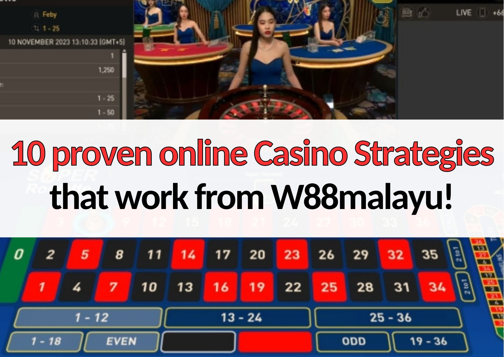 w88malayu online casino strategies for gambling that work every time