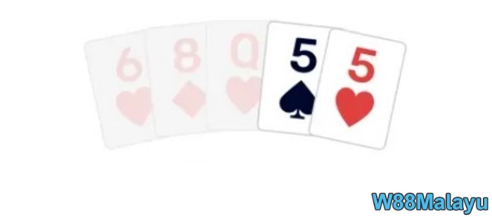 poker winning sequence to win pair hand