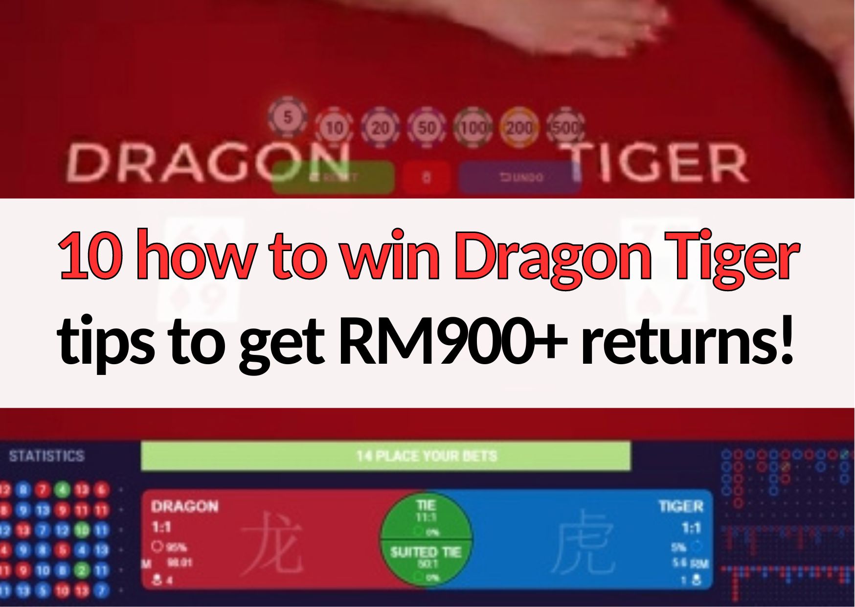 10 how to win dragon tiger tips to get huge wins