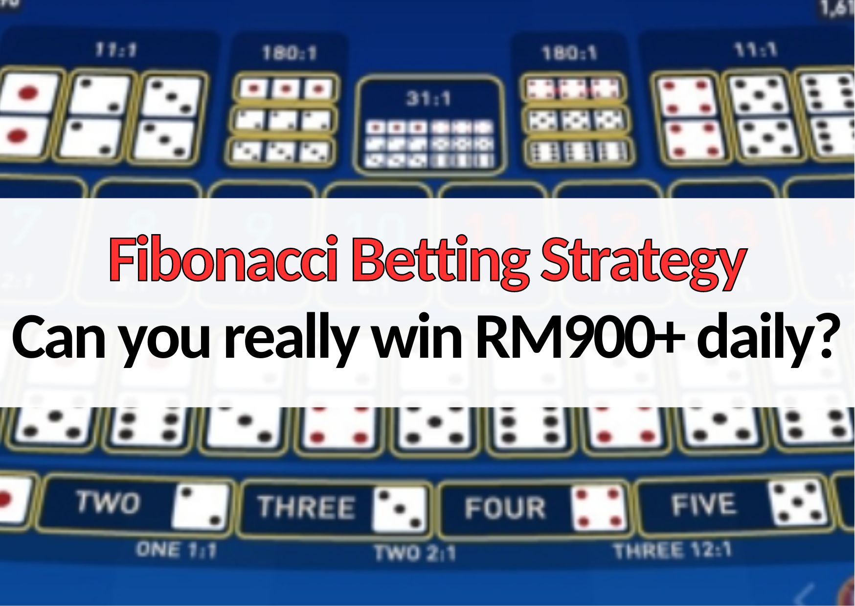 fibonacci betting strategy sequence trick win huge amount every day