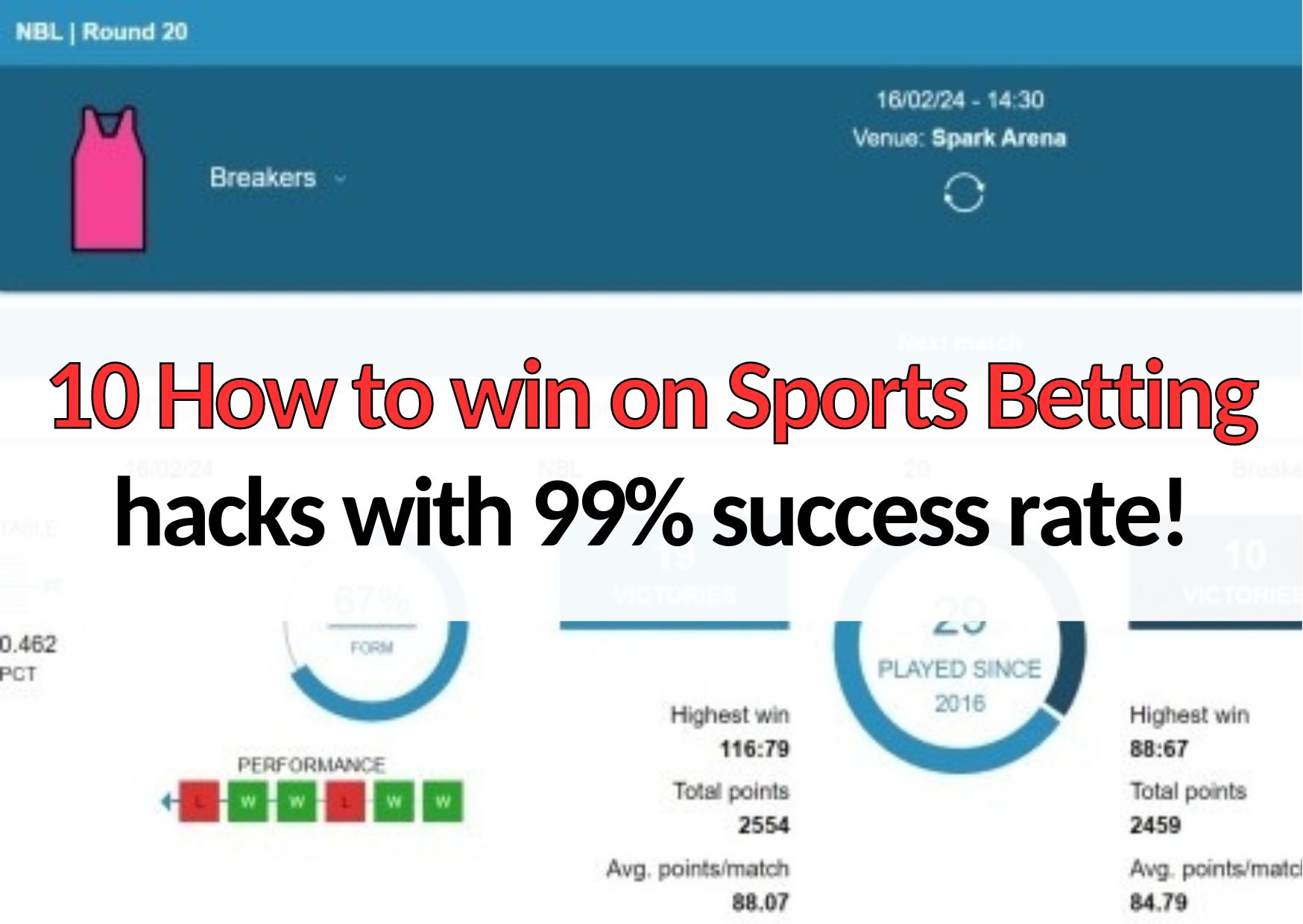 how to win sports betting hacks with high success rate