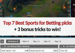 top 7 best sports for betting picks with bonus tricks to win