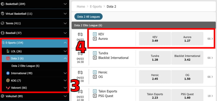 handicap betting in esports tutorial for beginners explained step 2